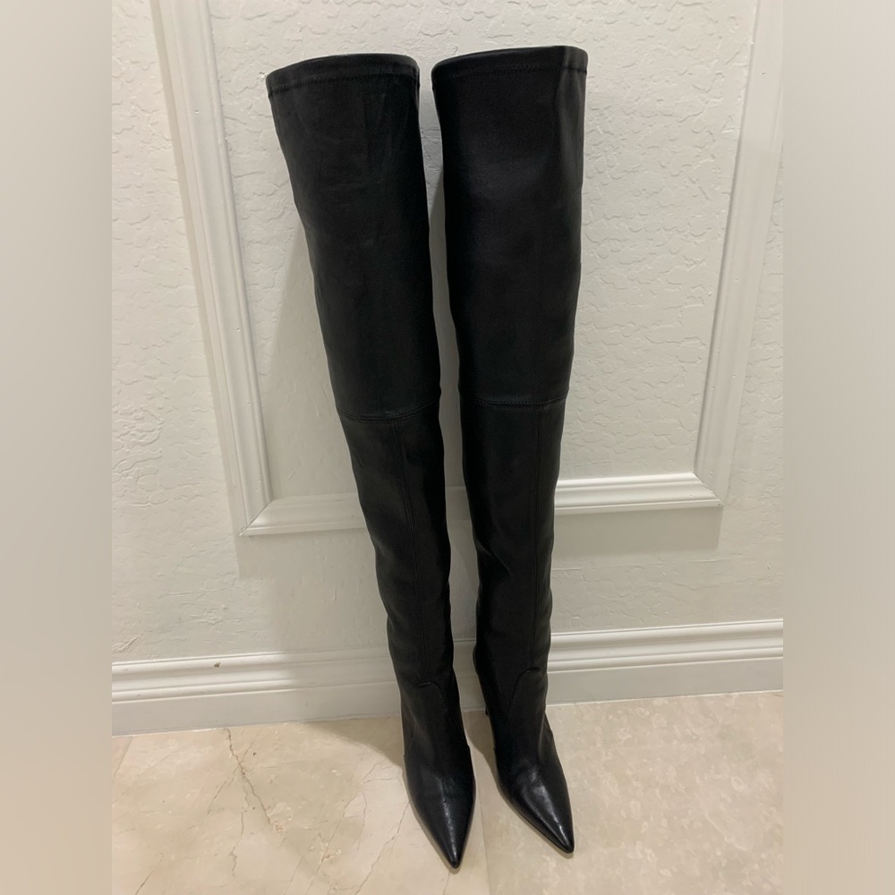 Stuart Weitzman Ultrastuart 100 Stretch Pointed T… - image 8